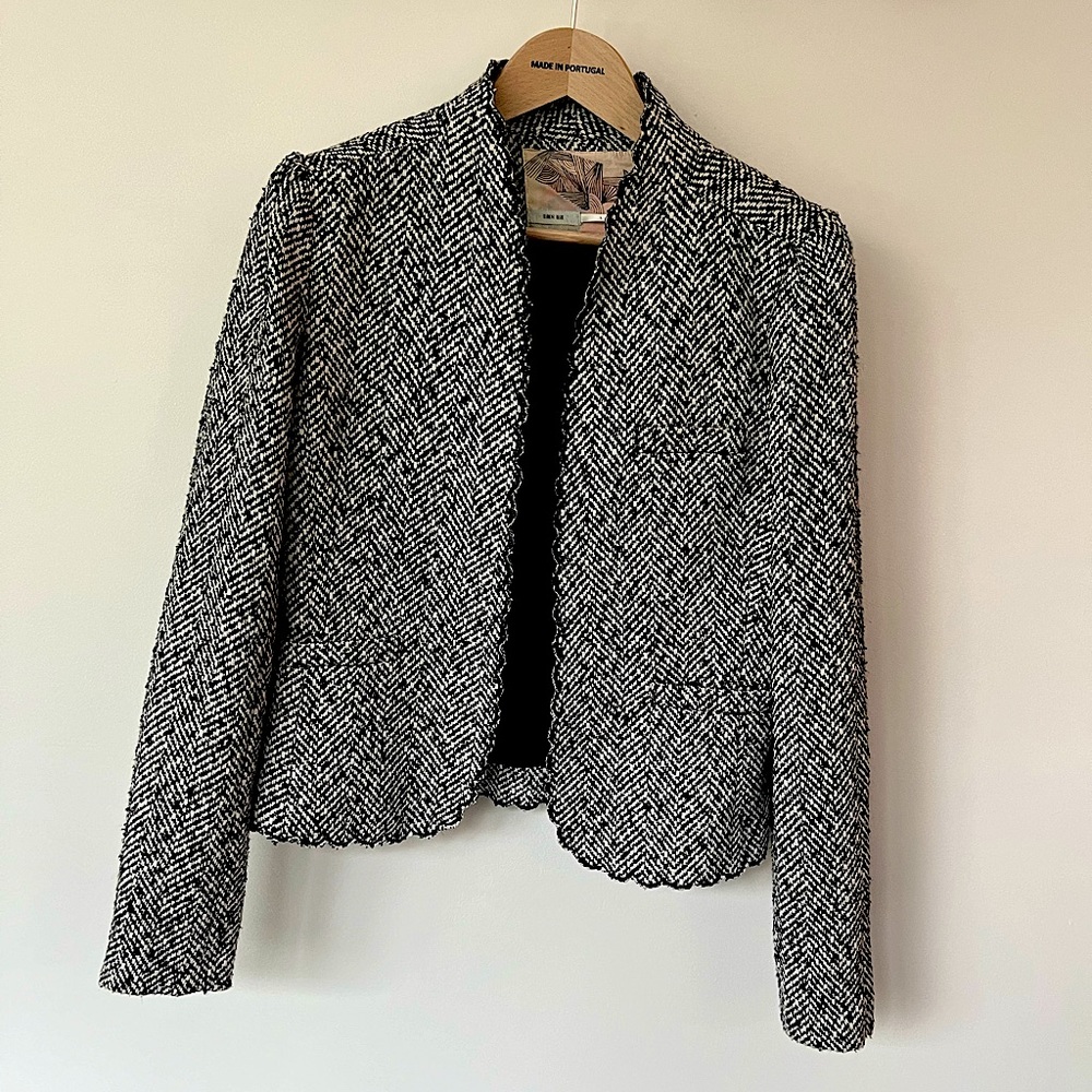 Kimchi Blue Hounds tooth Wool Blazer - Vintage Urban Outfitters